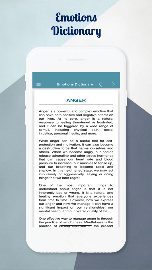 #1. Dictionary of Emotions (iOS) By: David Ortega Lopez