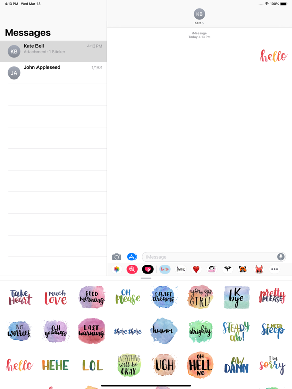 Screenshot #6 pour Quick words - text stickers