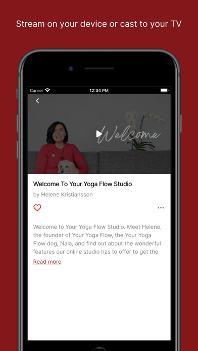 Your Yoga Flow Studio Screenshot