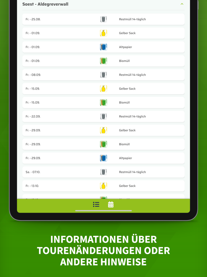 Abfall-App Kreis Soest