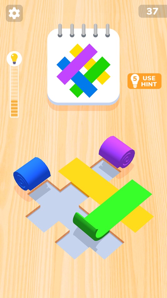 #8. Color Roll 3D: Puzzle Art Game (iOS) Bởi: AI Games FZ