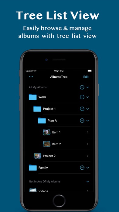 Albums Tree - Photos Manager Screenshot