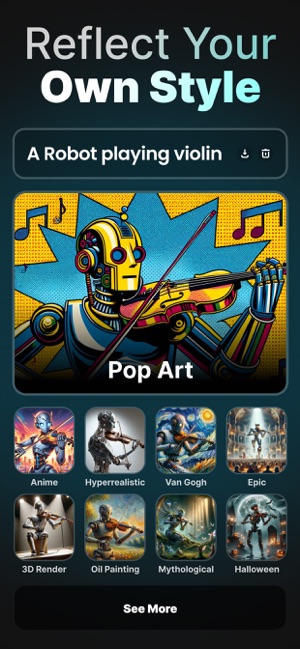 Wonder - AI Art Generator para iPhone - Download