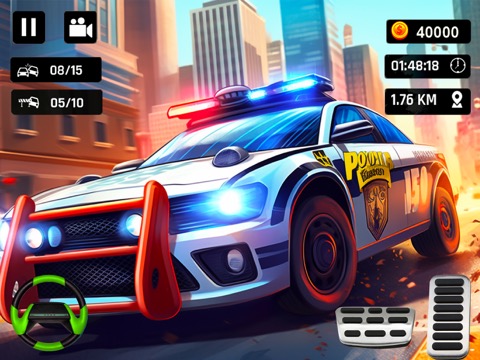 パトカーの運転：警官ゲーム - パトカーシミュレータのおすすめ画像4