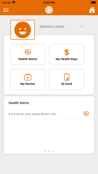 Sunflower Health Plan Screenshot