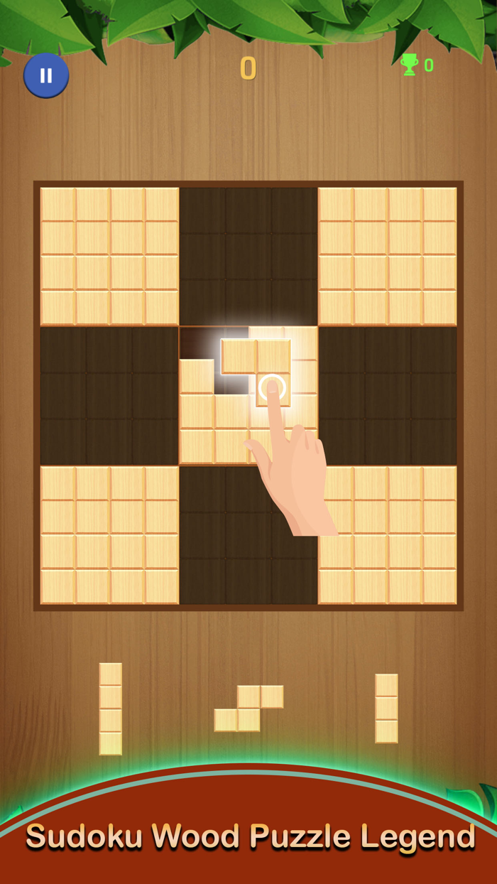 Sudoku Wood Grid Block Puzzle