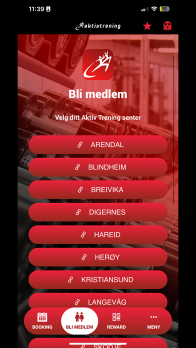 Aktiv trening Screenshot