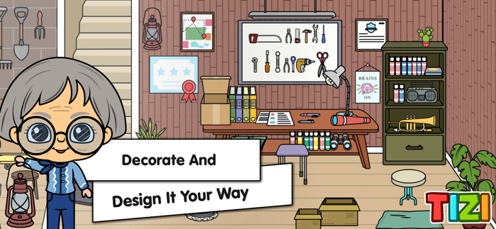 My Tizi Town Grandparents Home