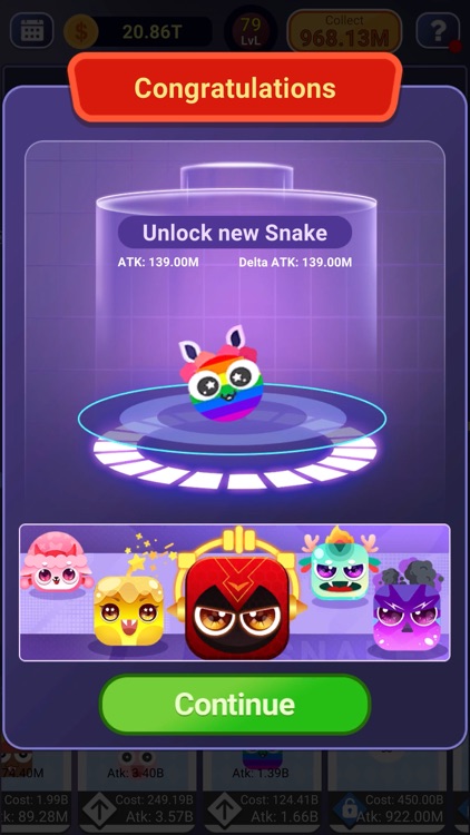 Idle Snake VS Block screenshot-4