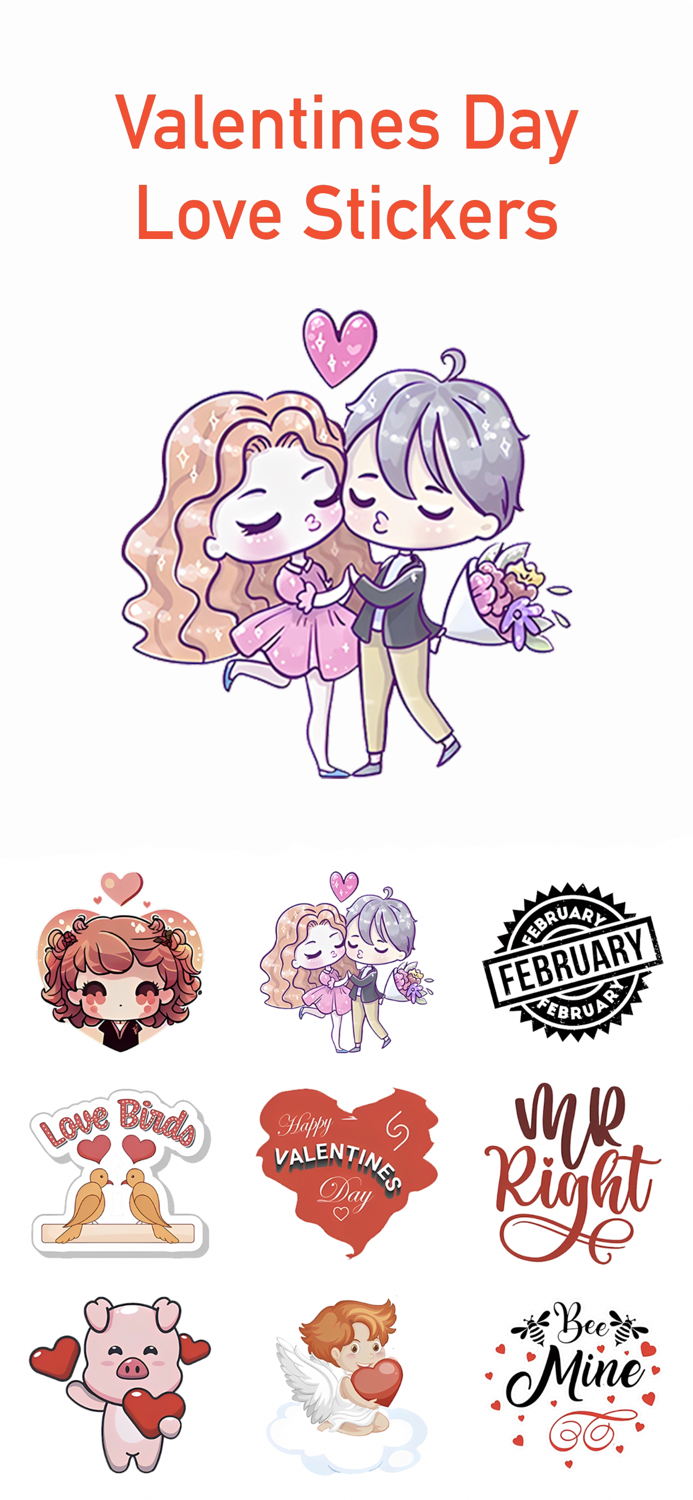 Valentines Day - Love Stickers