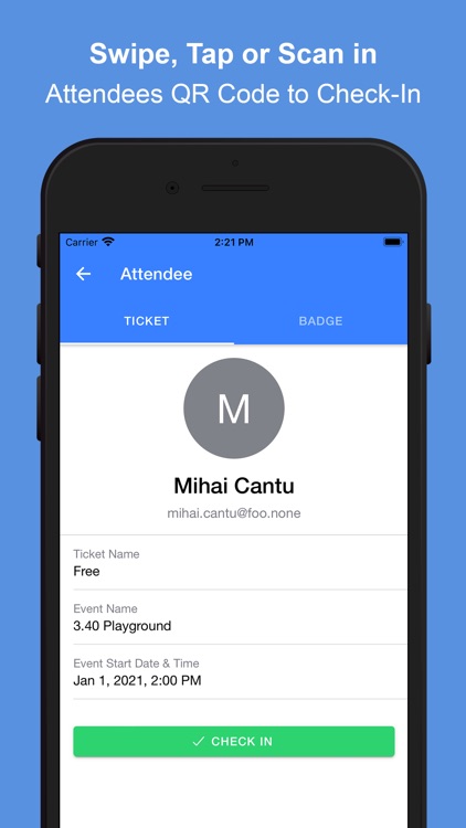 Blackthorn | Mobile Check In