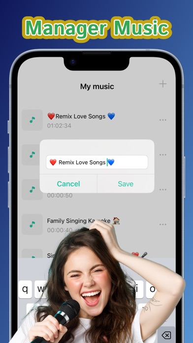Karaoke offline music player Screenshot