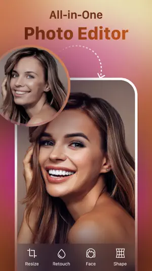 Retouch & Face editor - FaceAI screenshot 1