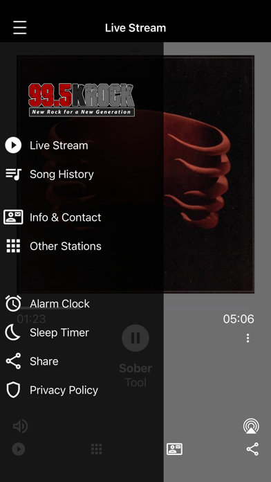 WNGE 99.5 KRock Screenshot