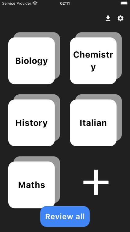 Recall - Efficient Flashcards