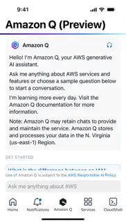 aws console iphone screenshot 2