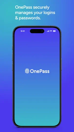 OnePass - Password Manager screenshot 1