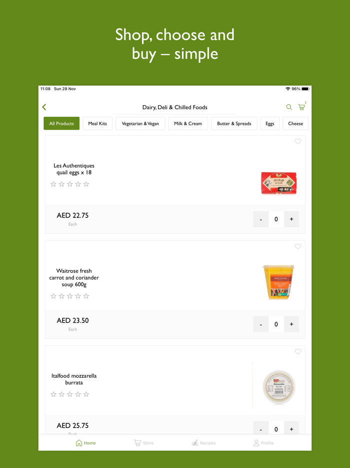 Waitrose UAE Grocery Delivery
