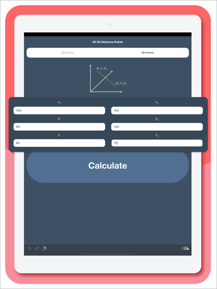 Distance Points Calculator