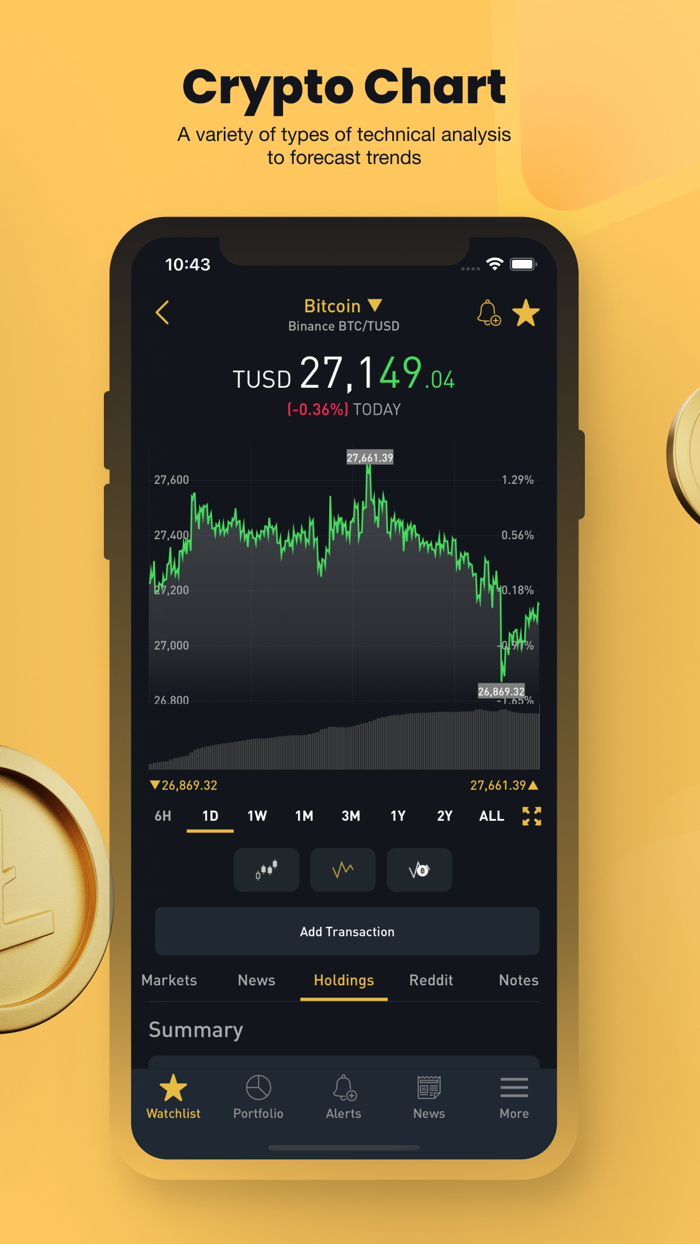 Crypto Tracker by BitScreener