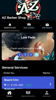 az barber shop iphone screenshot 1