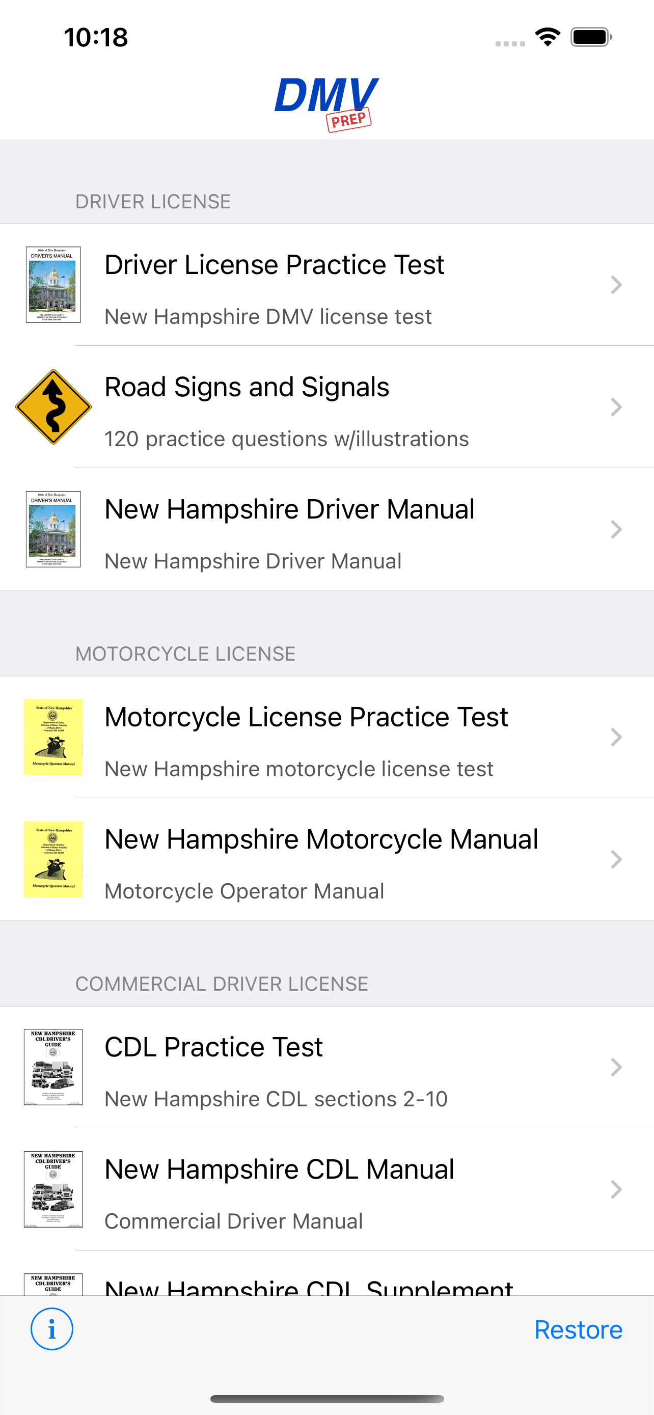 New Hampshire DMV Test Prep