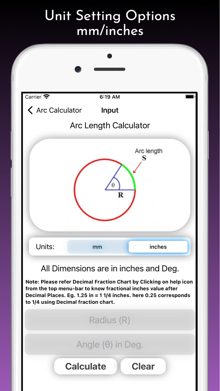 Arc Calculator Pro