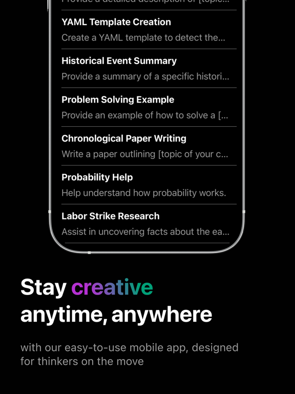 Screenshot #6 pour AI Prompts: Boost Productivity