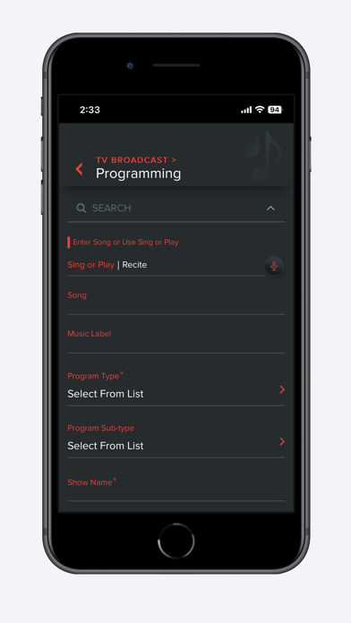 Octave Music Search Screenshot
