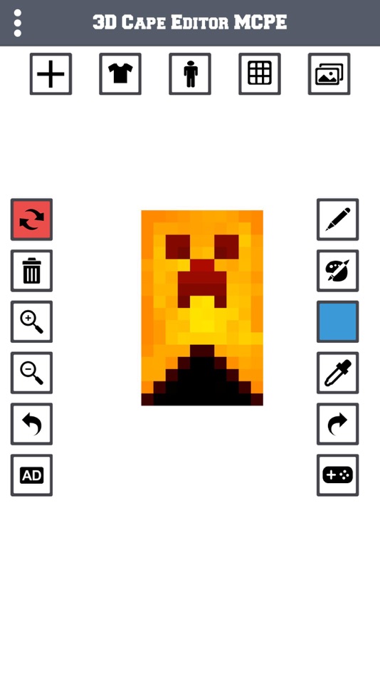 #2. Cape Skin Editor For MCPE (iOS) Podle: Riken Sonani