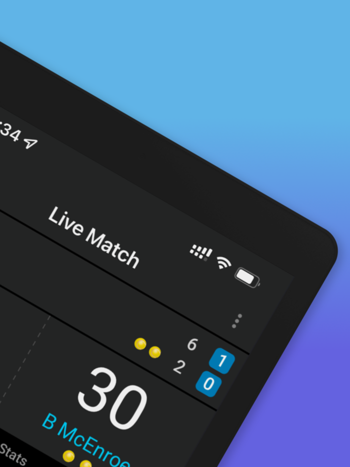 Tennis Stats and Score