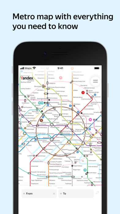 Yandex Metro Screenshot