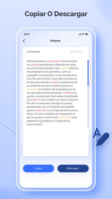 Corrector Castellano Screenshot