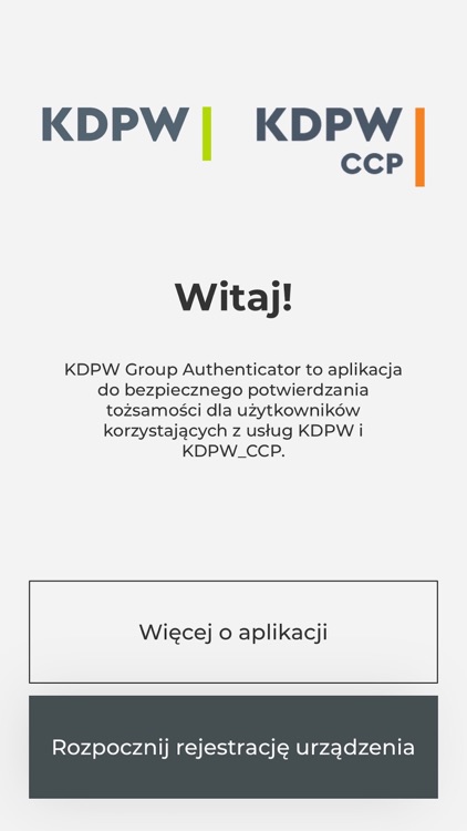 KDPW Group Authenticator