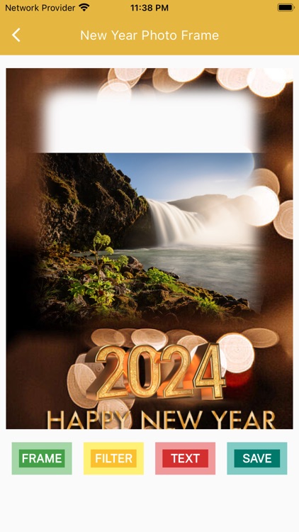 New Year Photo Frame 2024