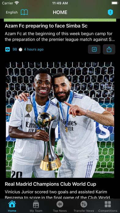 Shabiki NambaMoja Screenshot