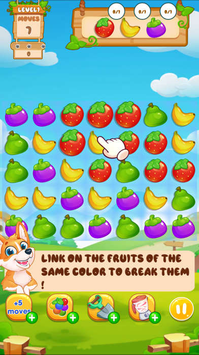 Fruit garden match 3 Screenshot