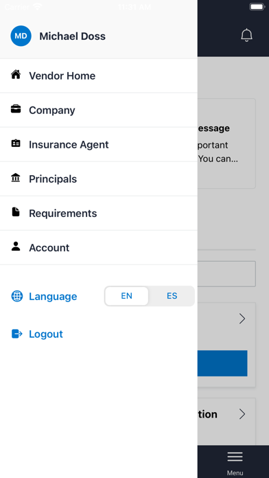 RealPage Vendor Mobile Screenshot