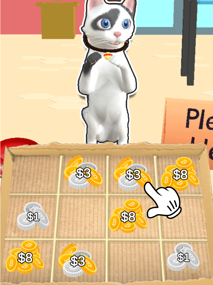 Cat Life Merge Money
