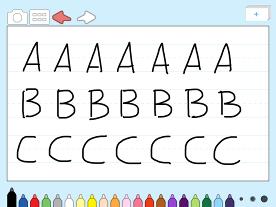 Writing pad for Kid & Toddler iPad screenshot 3 - Education app