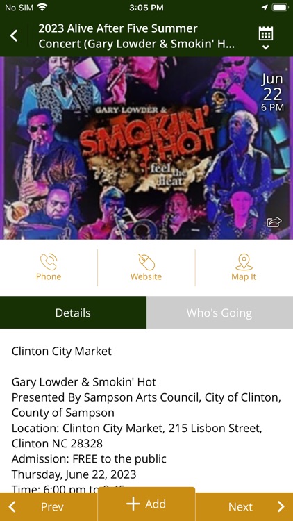 Visit Sampson NC screenshot-6