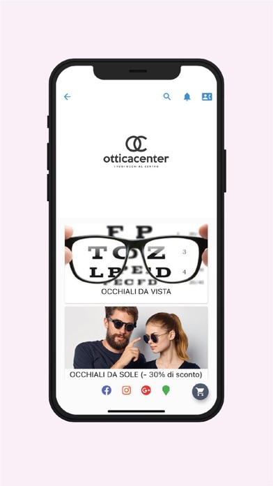 Ottica Center Screenshot