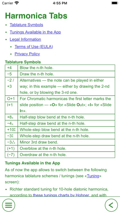 Harmonica Tabs screenshot-3