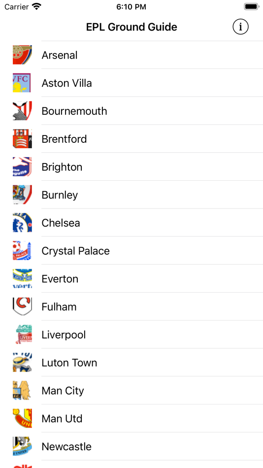 EPL Ground Guide - 7.1 - (iOS)