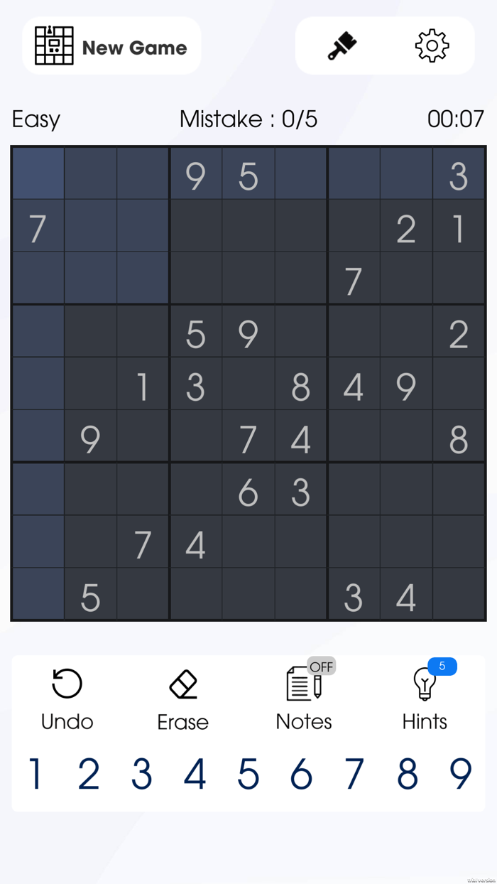 Sudoku  Number Games
