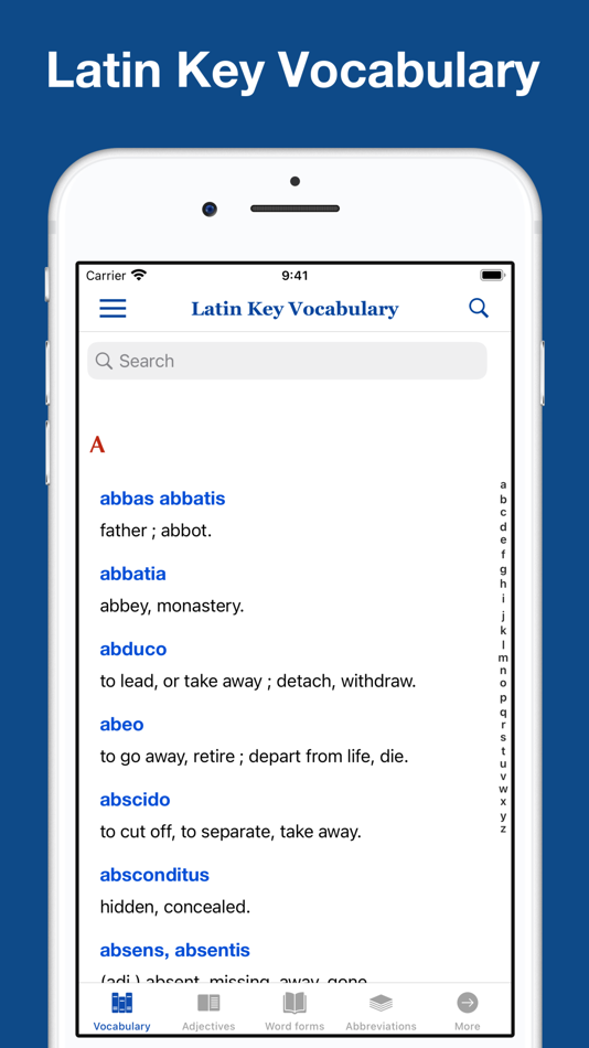 Latin Word List Collection - 3.0 - (iOS)