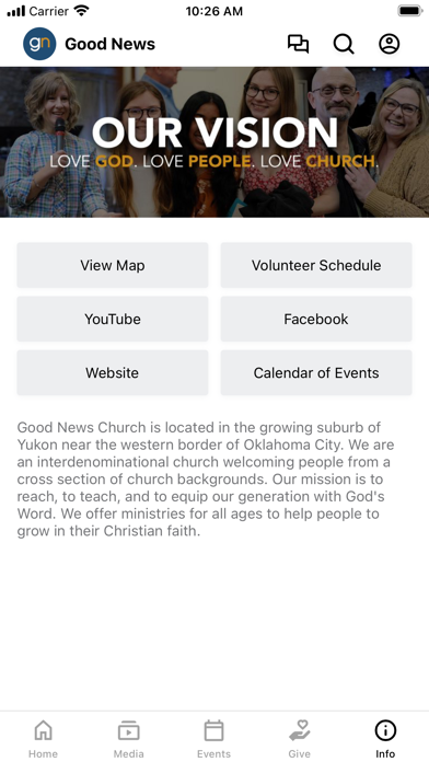 Good News Church - Yukon, OK Screenshot