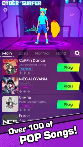 Game screenshot Cyber Surfer: EDM & Skateboard mod apk