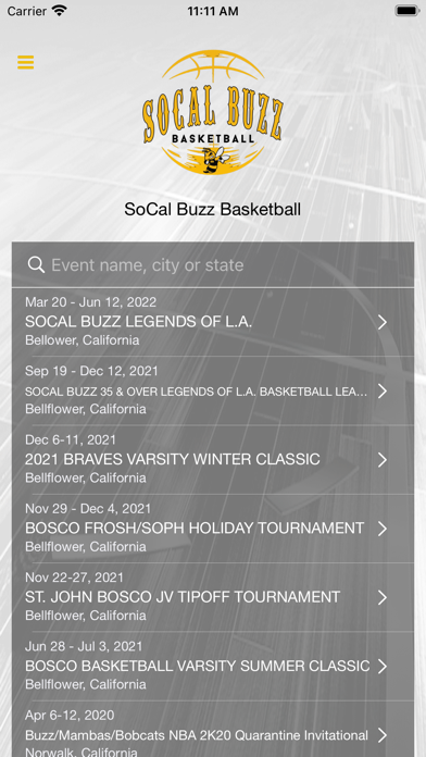 Screenshot #1 pour SoCal Buzz Basketball