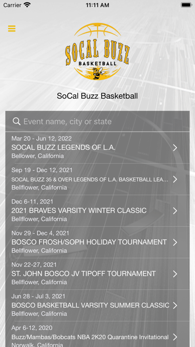 SoCal Buzz Basketball Screenshot